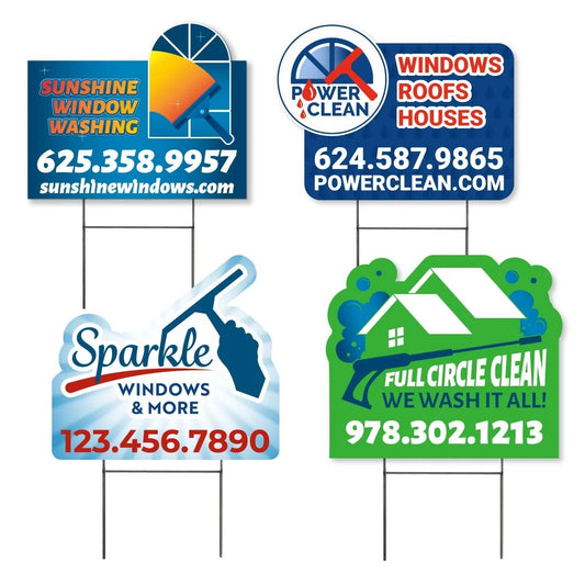 Custom Die Cut Yard sign