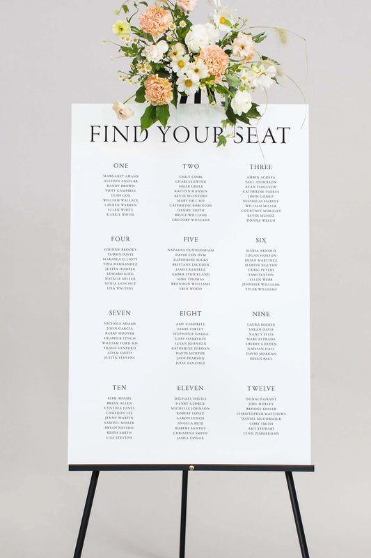 Seating chart
